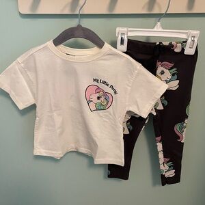 ZARA MY LITTLE PONY MATCHING SET